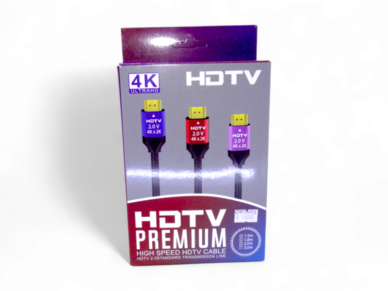 Cable Hdmi 3 Mts 4k Uhd 2.0 Calidad Premium Seisa
