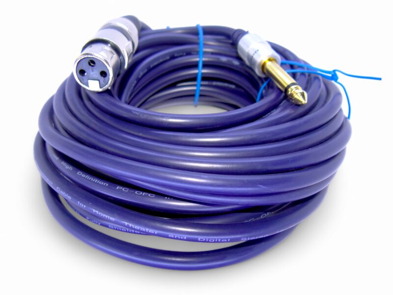 Cable Plug De 1/4 Mono A Xlr Canon Hembra 10 Metros