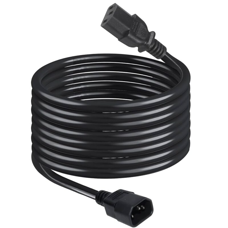 Extensión Cable De Poder De  1.8 Mts Macho Hembra C13 c14 - Image 3