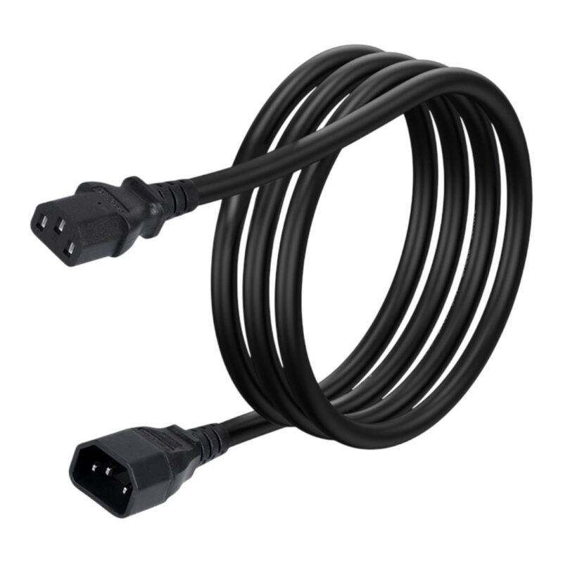 Extensión Cable De Poder De  1.8 Mts Macho Hembra C13 c14 - Image 2