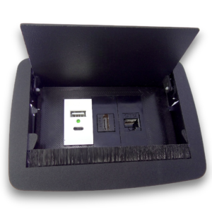 Grommet Metálico Con Modulos Cetus (usb + Rj45 + Hdmi) - Image 4