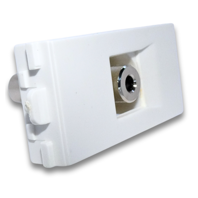 Keystone Jack Estereo 3.5 Con Tapa Para Faceplate Modular