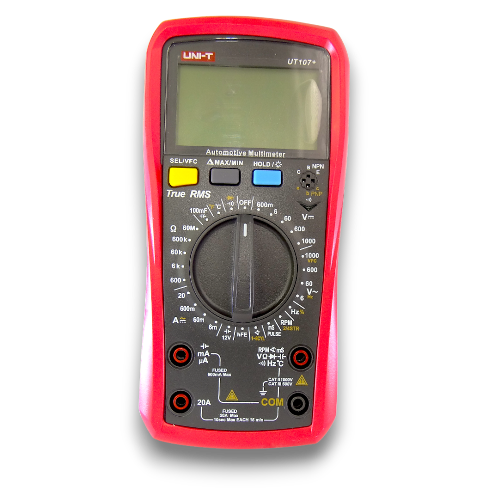 Multímetro Digital Automotriz Uni-t Ut107+ Rpm Inyección Vfc - Image 5