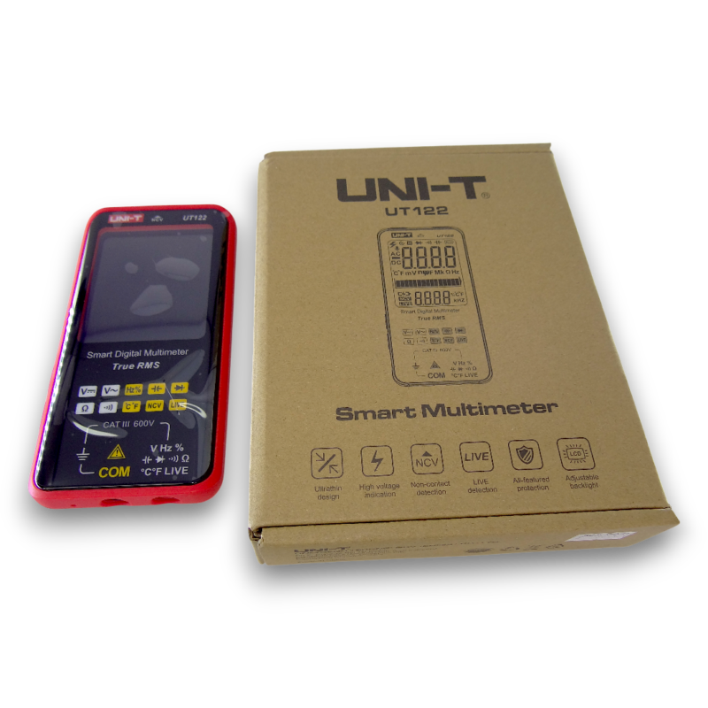 Multímetro Digital Inteligente Uni-t Ut122 Hz - Ohm - F