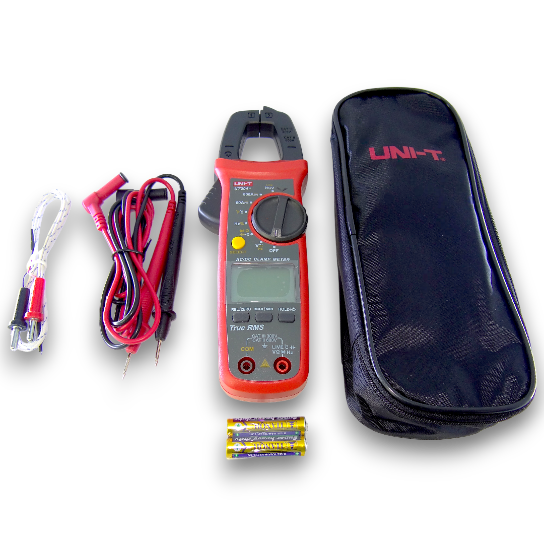 Pinza Amperimétrica Digital Uni-t Ut204+ 600a Ac/dc True Rms - Image 3