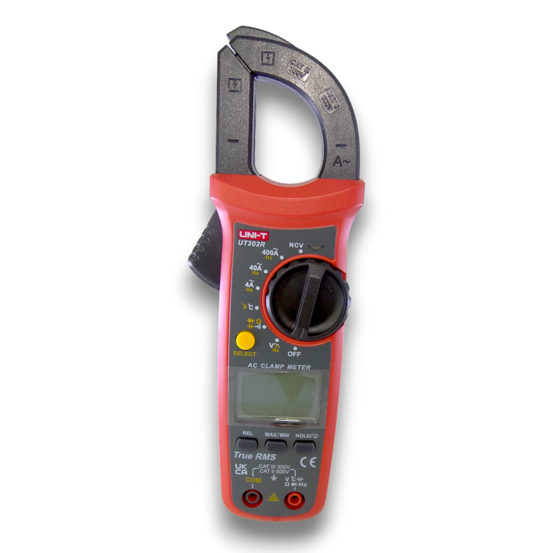 Pinza Amperimetrica Uni-t Ut202r 600v Ncv Diodos - Image 2
