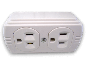 Toma Corriente Doble De Sobreponer Con Polo Tierra Brickell