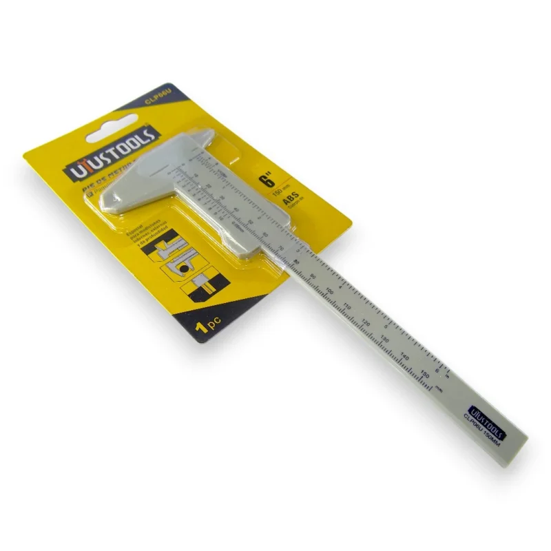 Pie De Rey Plástico De 6 Pulgadas 150mm Uyustools Clp06u