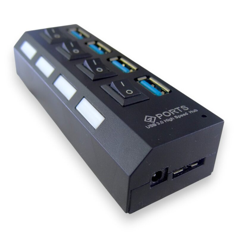 Hub Usb 3.0 De 4 Puertos Con Interruptor On / Off 5 Gbps - Image 3