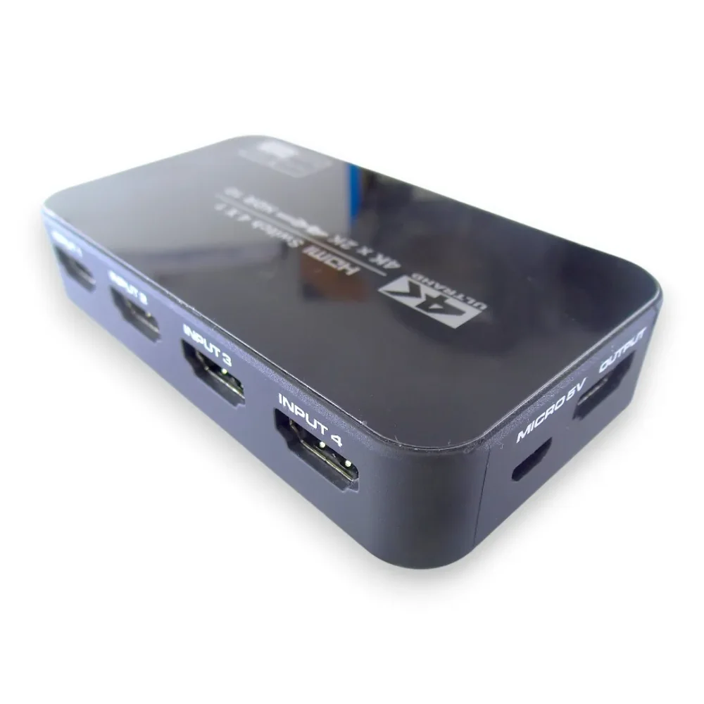 Switch Selector Hdmi Full Hd 4k 4x1 + Control + Adaptador - Image 2
