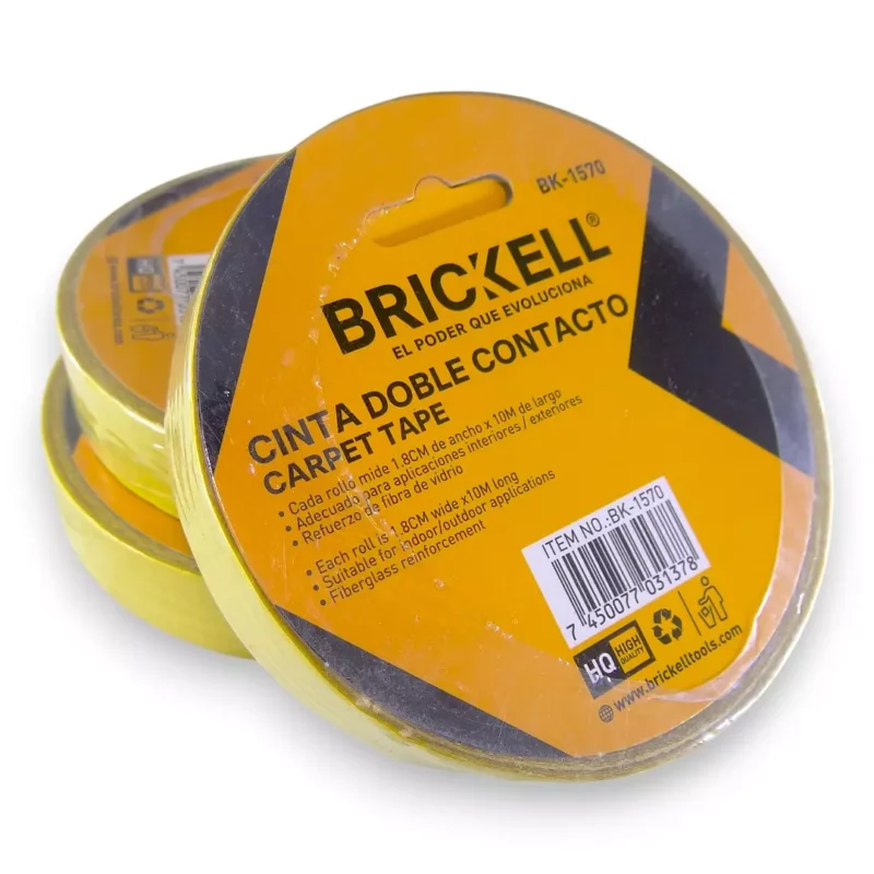 Cinta Doble Contacto 1.8 Cm X 10 Mts Brickell Bk-1570 - Image 2