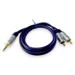 Cable Plug 3.5 Estéreo A 2 Rca Macho De 90 Cm Digital