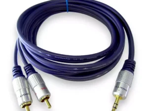 Cable Plug 3.5 Estéreo A 2 Rca Macho De 1.8 Mts Digital