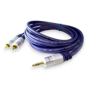 Cable Plug 3.5 Estéreo A 2 Rca Macho De 1.8 Mts Digital - Image 3