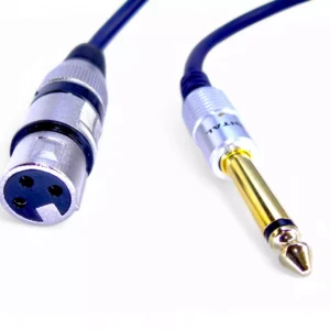 Cable Plug De 1/4 Mono A Xlr Canon Hembra 3.6 Metros