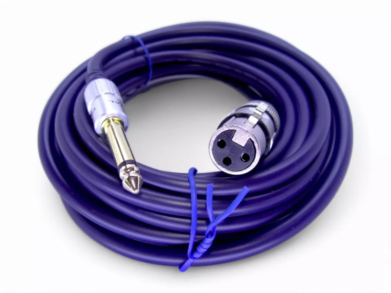 Cable Plug De 1/4 Mono A Xlr Canon Hembra 3.6 Metros - Image 2