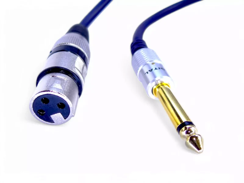 Cable Plug De 1/4 Mono A Xlr Canon Hembra 3.6 Metros