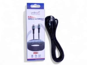 Cable De Carga Tipo C Carga Rapida 3.1a Trenzado Unitec - 2m