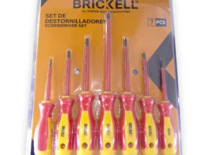 Set De 7 Destornillares Dieléctricos Profesional Brickell