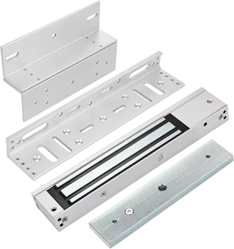Combo Electroimán 1 Puerta De 280 Kg + Kit De Montaje Zl