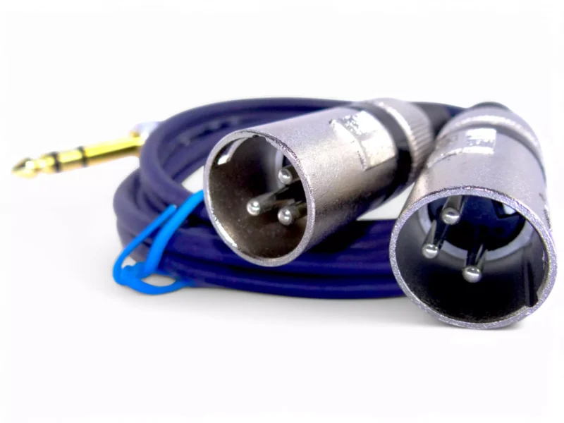 Cable Plug 1/4 Trs Esteréo A 2 Xlr Canon Macho 90 Cm - Image 3