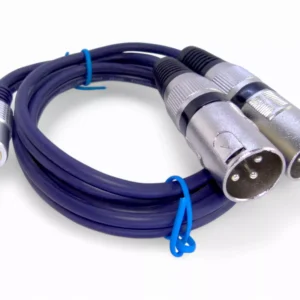 Cable Plug 1/4 Trs Esteréo A 2 Xlr Canon Macho 90 Cm - Image 4