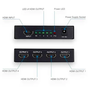 Splitter HDMI 1X4 FHD 4K - Image 4