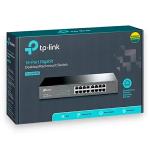 Switch de Red TP-LINK 16 Puertos Gigabit TL-SG1016D Rack/Escritorio - Image 4